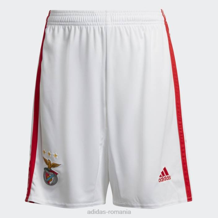 Adidas pantaloni scurți home benfica 22/23 alb copii alb 2JBN19060