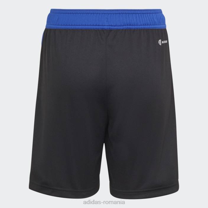 Adidas pantaloni scurți negri tiro essentials adidas copii negru/albastru regal 2JBN18813