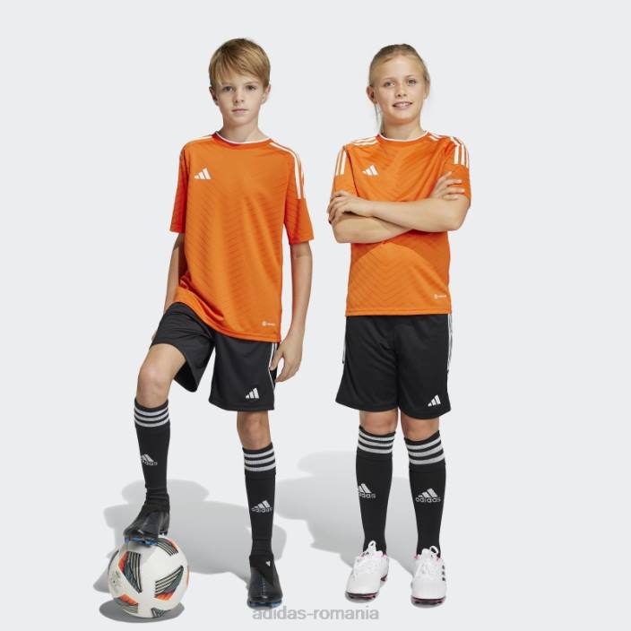 Adidas pantaloni scurți negru din liga tiro 23 copii alb negru 2JBN18491