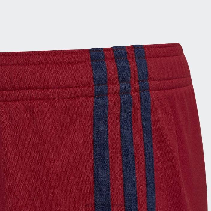 Adidas pantaloni scurți victory red ajax amsterdam 22/23 deplasare copii roșu victorie 2JBN19066