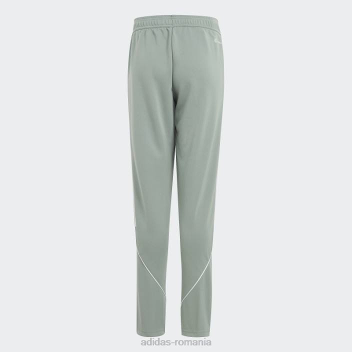 Adidas pantaloni tiro verde argintiu copii verde argintiu/alb 2JBN11774