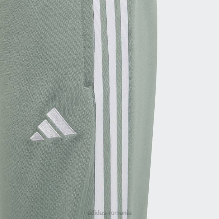 Adidas pantaloni tiro verde argintiu copii verde argintiu/alb 2JBN11774