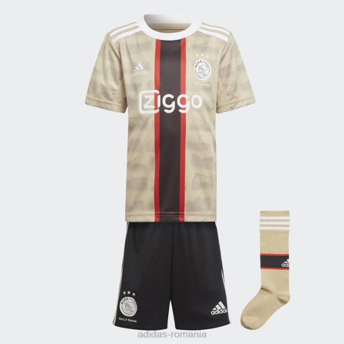 Adidas savanna ajax amsterdam x daily paper 22/23 treilea mini kit adidas copii savana/alb 2JBN18657