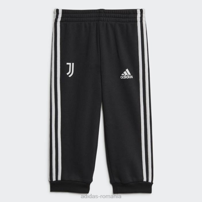 Adidas set juventus baby jogger negru copii alb negru 2JBN18787