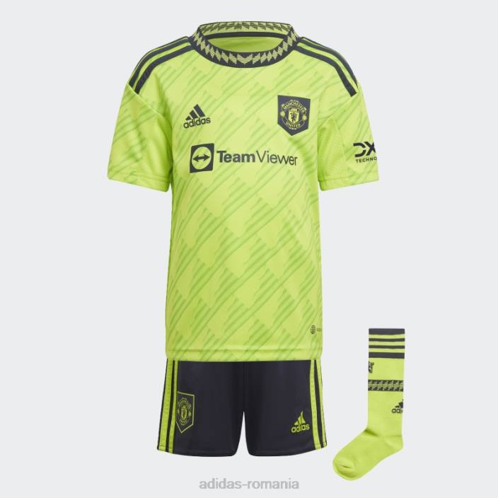 Adidas slime manchester united 22/23 treilea mini kit copii slime 2JBN18299