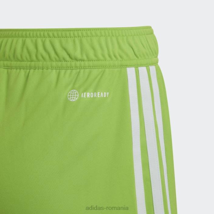 Adidas sol green2 tiro 23 league pantaloni scurți adidas copii sol verde2/alb 2JBN19053