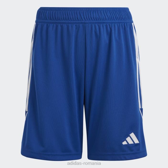 Adidas tiro 23 league pantaloni scurți alb fierbinți copii albastru regal/alb 2JBN11831