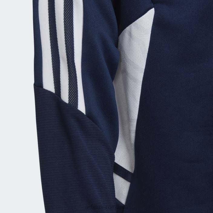 Adidas top de antrenament condivo 22 bleumarin copii bleumarin/alb 2JBN18559