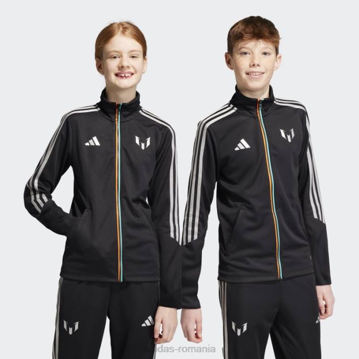 Adidas top de antrenament messi negru fierbinte copii negru 2JBN18294
