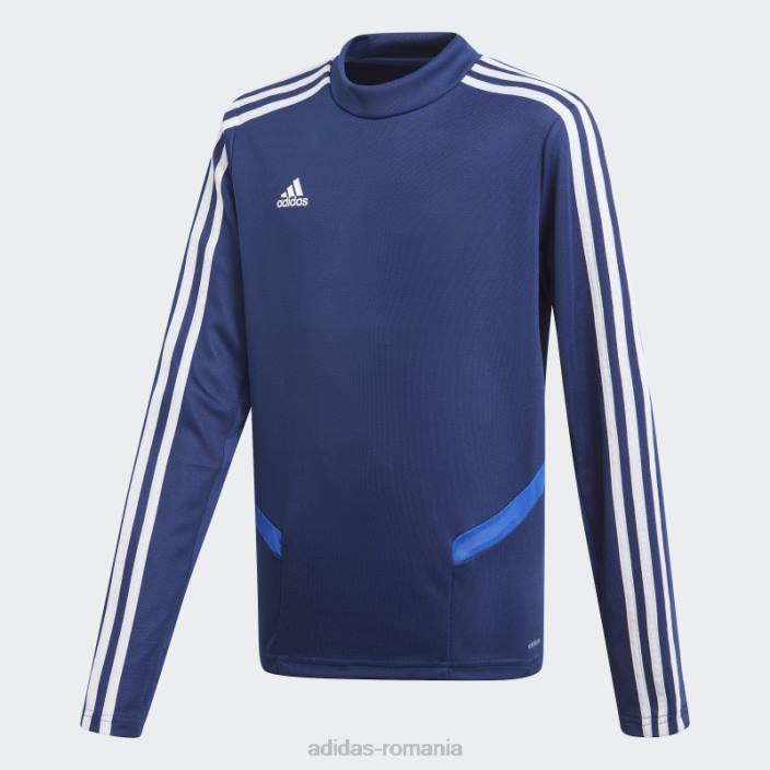 Adidas top de antrenament tiro 19 albastru închis copii albastru închis/albastru îndrăzneț/alb 2JBN19000