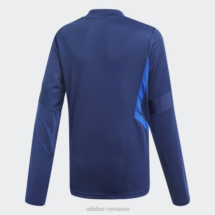 Adidas top de antrenament tiro 19 albastru închis copii albastru închis/albastru îndrăzneț/alb 2JBN19000
