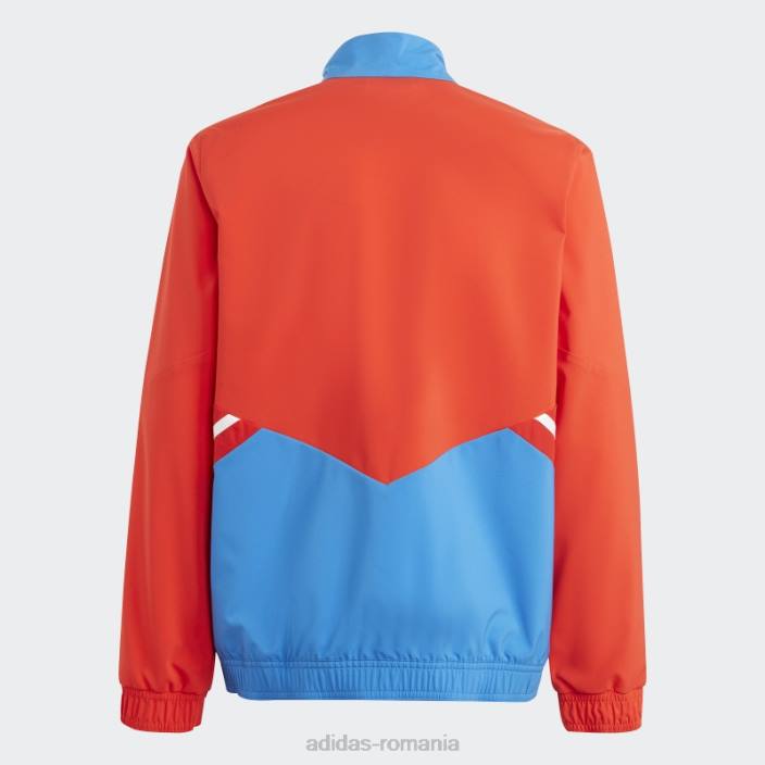 Adidas top de prezentare fc bayern condivo 22 roșu copii roșu/regal 2JBN18707