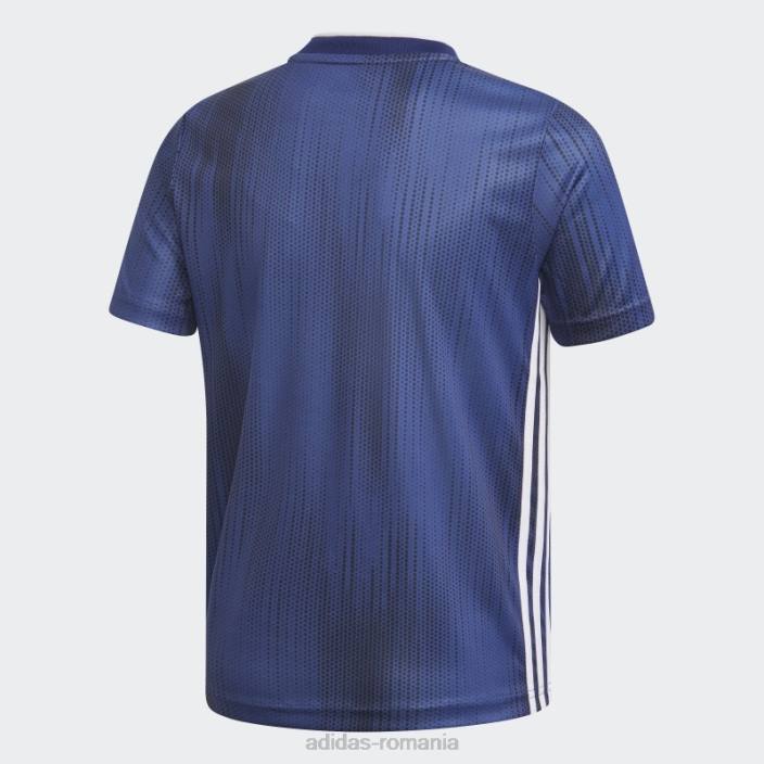 Adidas tricou Tiro 19 albastru închis copii albastru închis/alb 2JBN12017