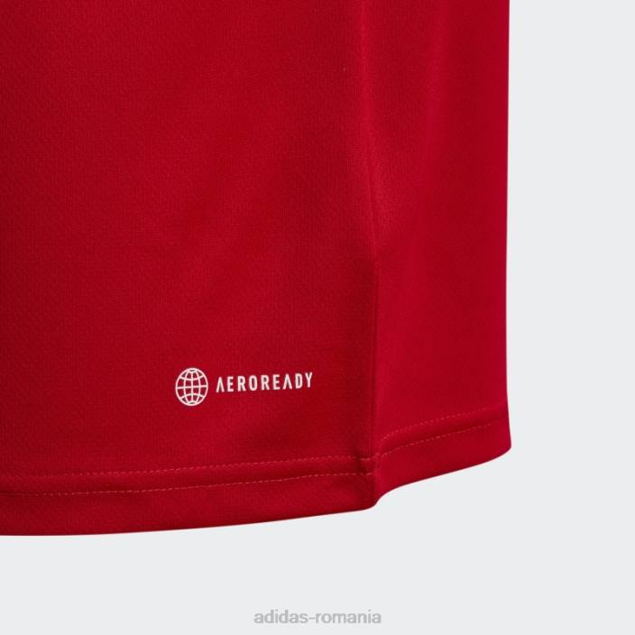 Adidas tricou acasă cu mânecă lungă arsenal stacojiu 22/23 copii stacojiu/alb 2JBN19054