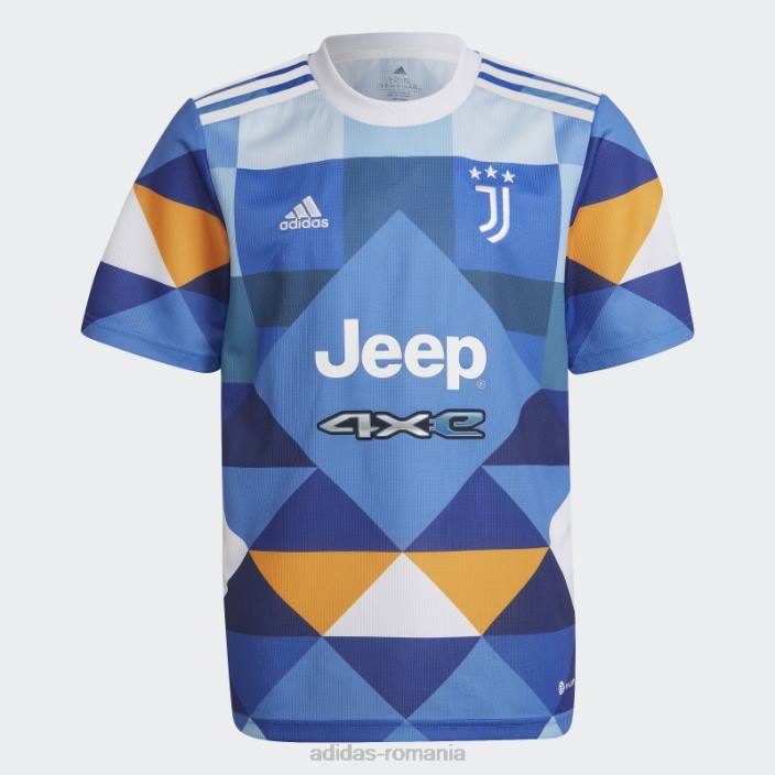 Adidas tricou al patrulea juventus multicolor 22/23 adidas copii multicolor/negru 2JBN3405