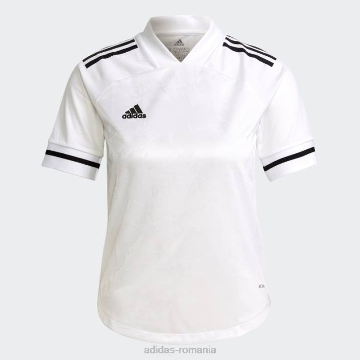 Adidas tricou alb condivo 20 copii alb negru 2JBN18965