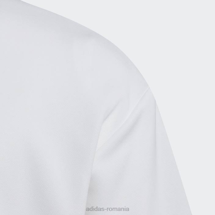 Adidas tricou alb de acasă de la Olympique Lyonnais 22/23 elegant copii alb 2JBN18783