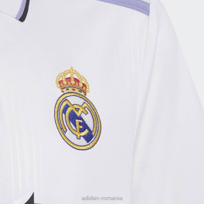 Adidas tricou alb de acasă real madrid 22/23 copii alb 2JBN11927