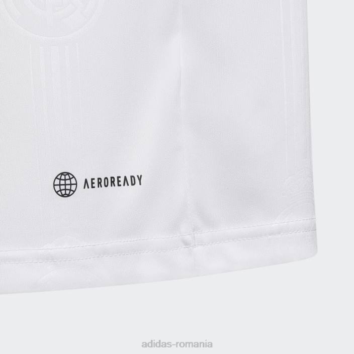 Adidas tricou alb de acasă real madrid 22/23 copii alb 2JBN11927