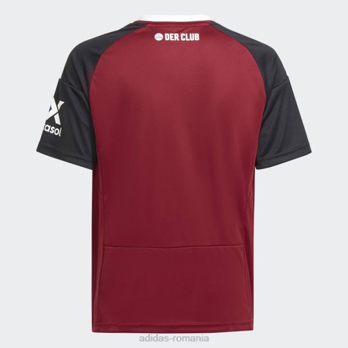 Adidas tricou burgundy fc Nürnberg 22/23 home adidas copii visiniu/negru 2JBN18765