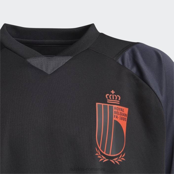 Adidas tricou de antrenament belgia tiro 23 negru copii negru 2JBN18751