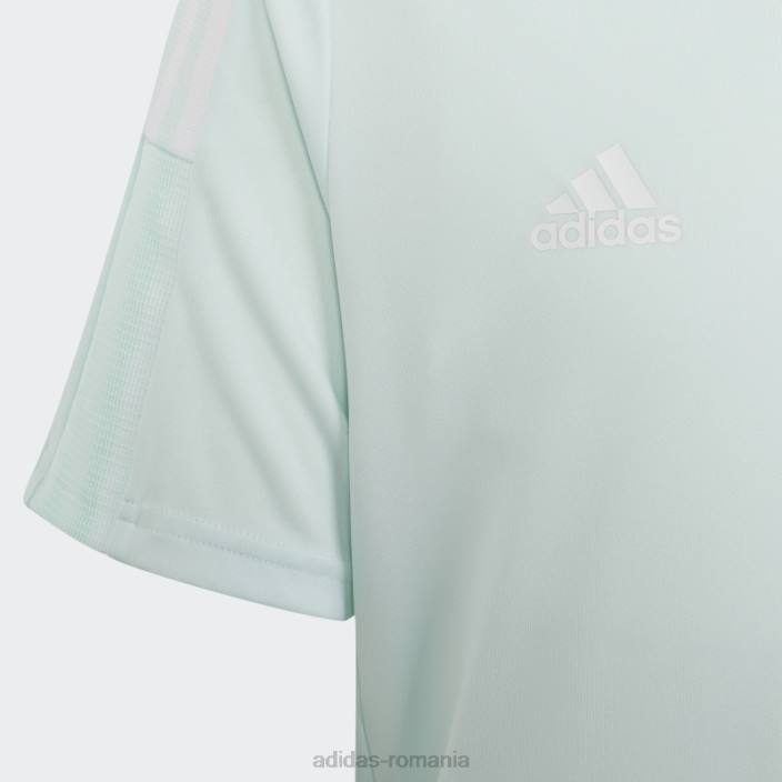 Adidas tricou de antrenament ice mint tiro 21 copii menta cu gheata 2JBN19001