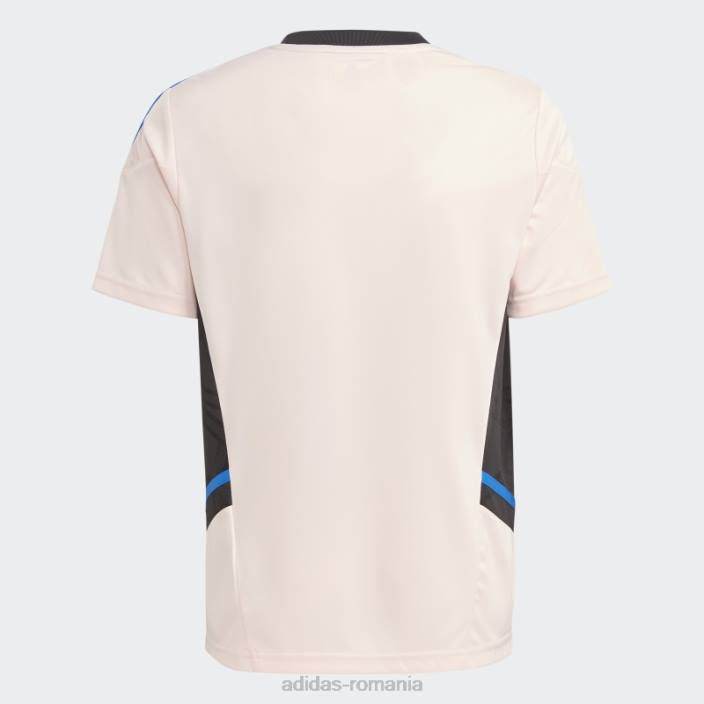 Adidas tricou de antrenament manchester united condivo 22 roz icey copii roz ca gheață 2JBN18322