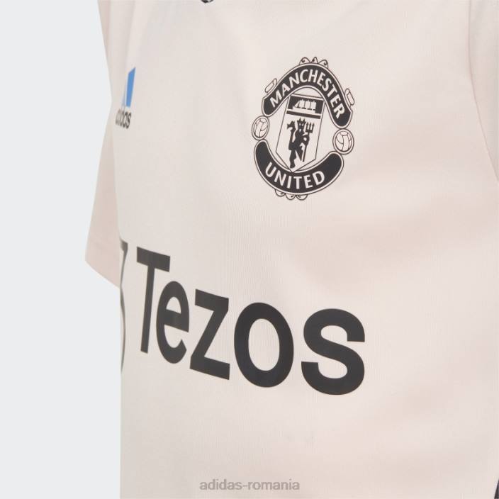 Adidas tricou de antrenament manchester united condivo 22 roz icey copii roz ca gheață 2JBN18322
