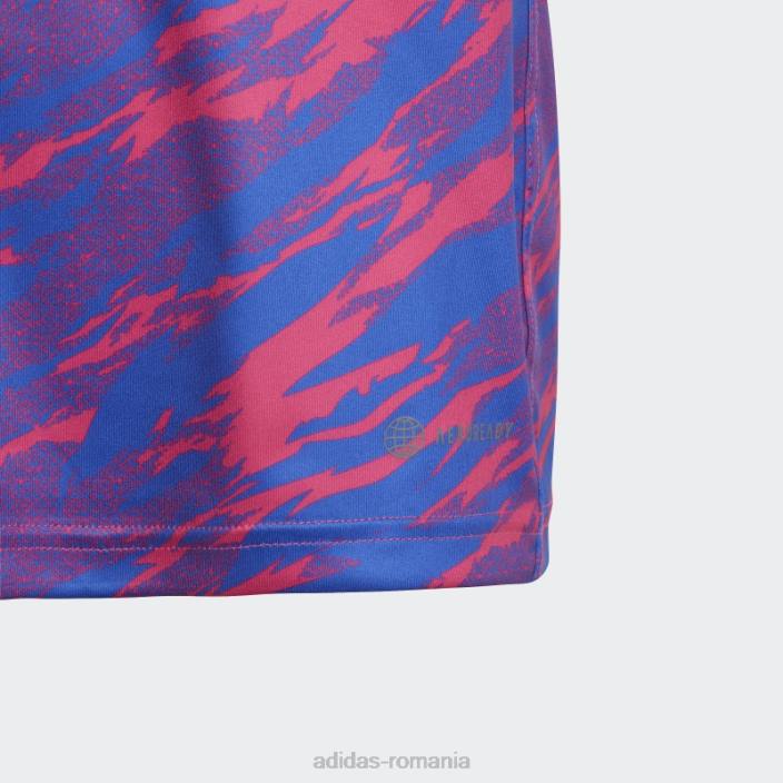 Adidas tricou de antrenament pogba albastru copii magenta/albastru real 2JBN11726