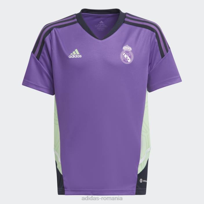 Adidas tricou de antrenament real madrid condivo 22 violet copii Violet 2JBN18733