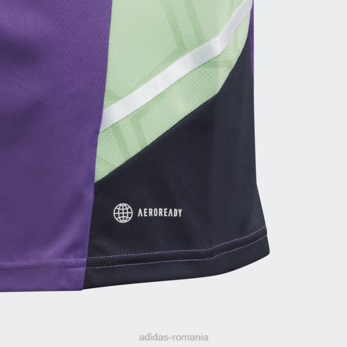Adidas tricou de antrenament real madrid condivo 22 violet copii Violet 2JBN18733