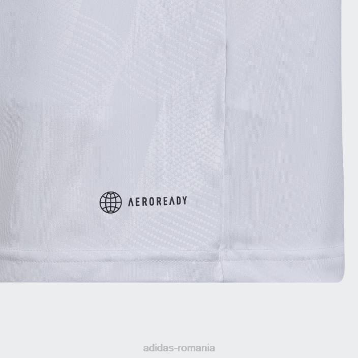 Adidas tricou deplasare manchester united 22/23 alb copii alb 2JBN11978
