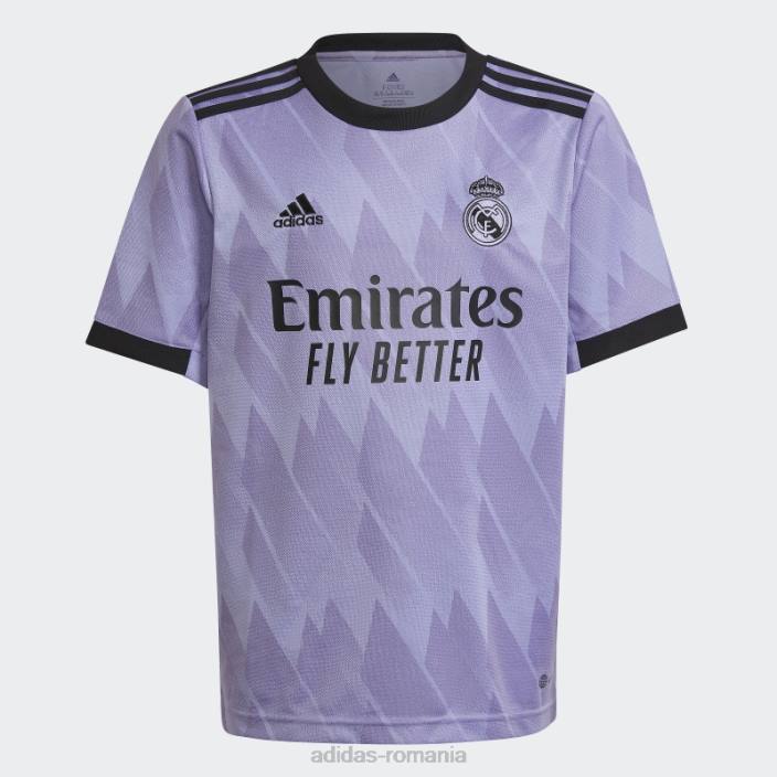 Adidas tricou deplasare real madrid 22/23 violet deschis adidas copii violet deschis 2JBN11928