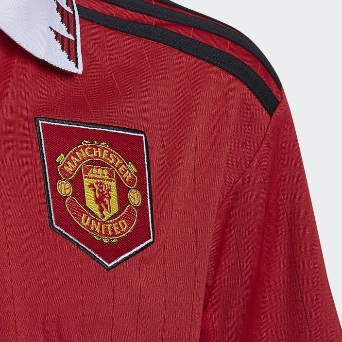 Adidas tricou elegant, roșu, Manchester United 22/23 acasă copii roșu adevărat 2JBN18292