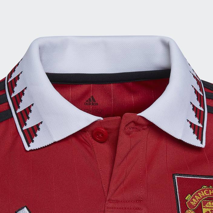 Adidas tricou elegant, roșu, Manchester United 22/23 acasă copii roșu adevărat 2JBN18292