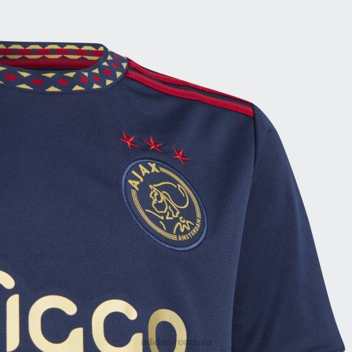 Adidas tricou fierbinte bleumarin ajax amsterdam 22/23 deplasare copii albastru marin 2JBN18472