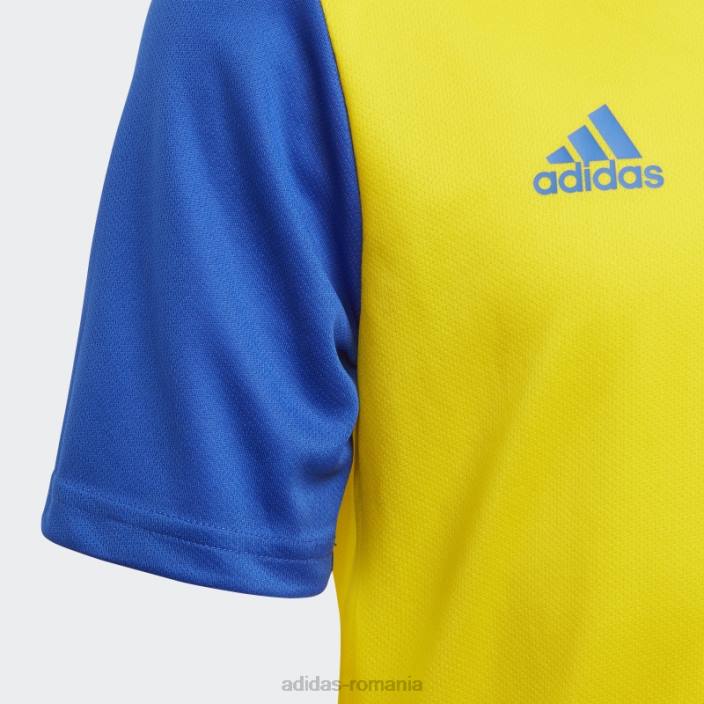 Adidas tricou galben estro 19 copii galben/albastru îndrăzneț 2JBN19079