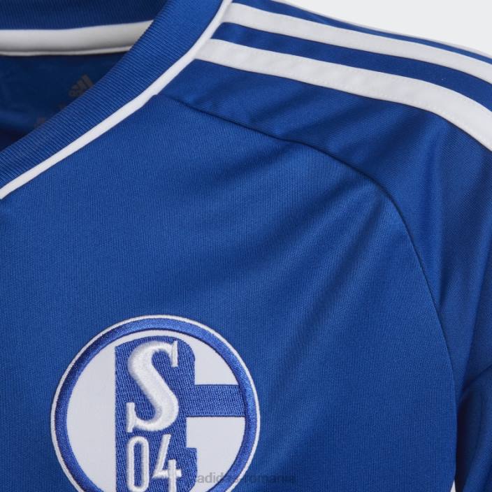 Adidas tricou home adidas albastru regal fc schalke 04 22/23 copii albastru regal/alb 2JBN18699