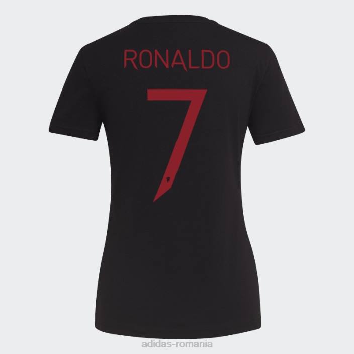 Adidas tricou negru cu grafic manchester united copii negru 2JBN19271