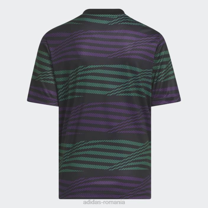 Adidas tricou negru de la Real Madrid înainte de meci copii negru/violet/verde curte 2JBN18718