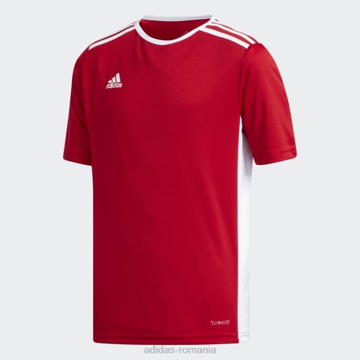 Adidas tricou roșu de intrare copii rosu alb 2JBN11884