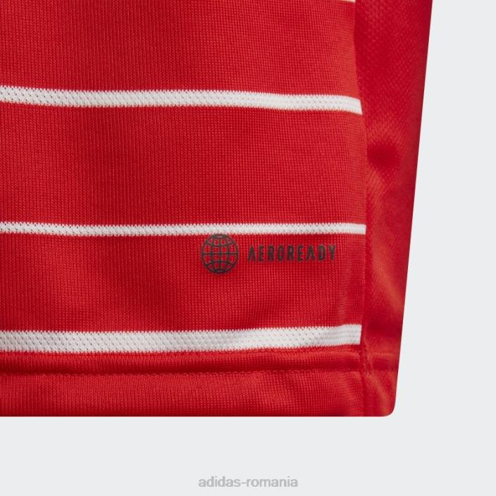 Adidas tricou roșu fc bayern 22/23 acasă elegant copii roșu 2JBN18381