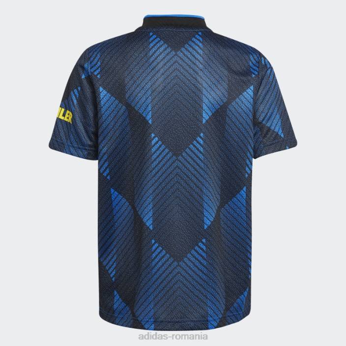Adidas tricoul al treilea manchester united 21/22 albastru strălucitor copii strălucește albastru 2JBN18823
