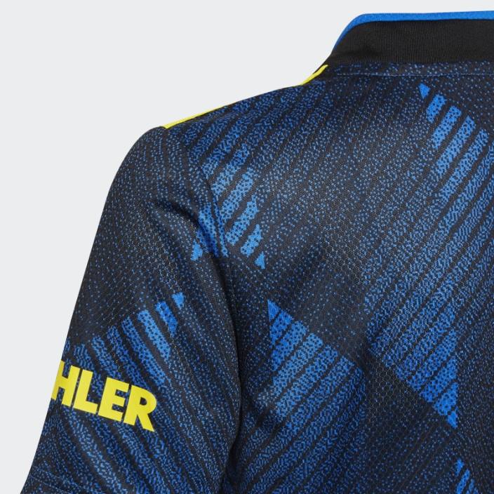 Adidas tricoul al treilea manchester united 21/22 albastru strălucitor copii strălucește albastru 2JBN18823