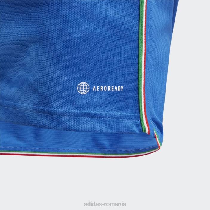 Adidas tricoul de acasă albastru italia 23 modă copii albastru 2JBN3334