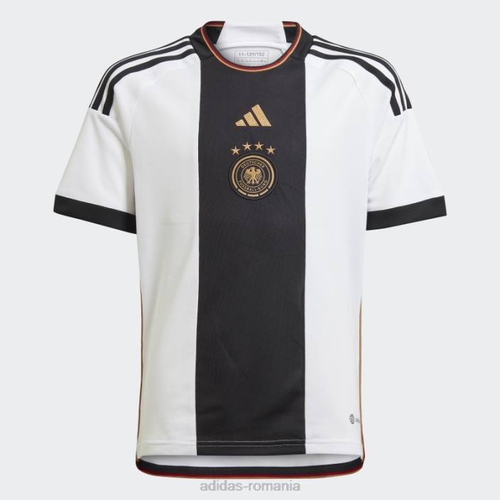 Adidas tricoul home germania 22 alb adidas copii alb 2JBN18552