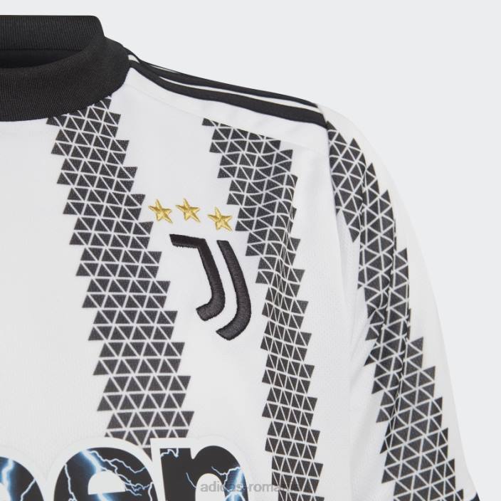 Adidas tricoul juventus 22/23 home alb copii alb negru 2JBN18553