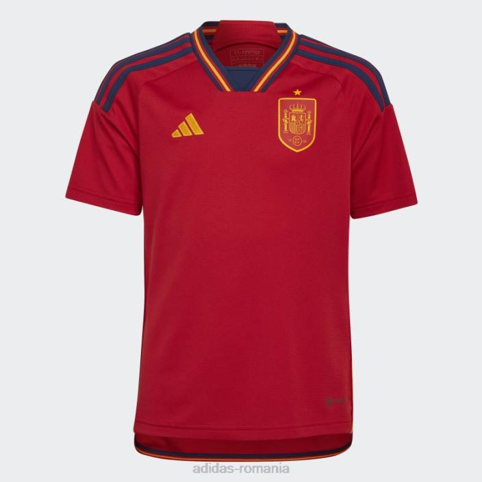 Adidas tricoul roșu Spania 22 acasă copii roșu/albastru marin 2JBN3340