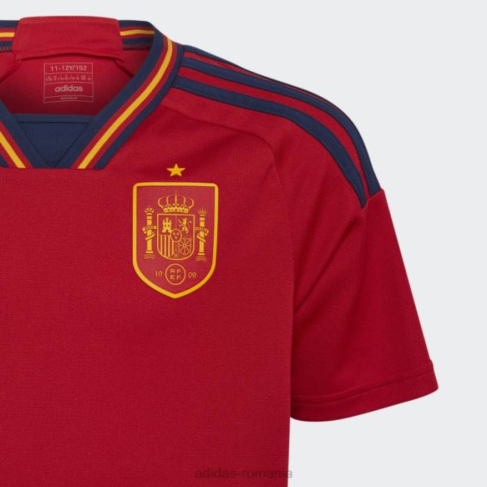 Adidas tricoul roșu Spania 22 acasă copii roșu/albastru marin 2JBN3340