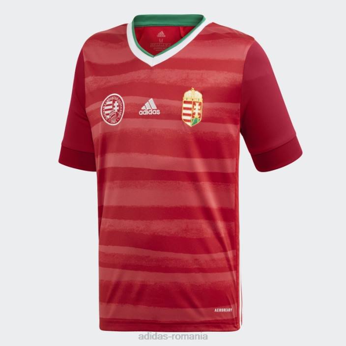 Adidas tricoul roșu al Ungariei acasă adidas copii roșu/verde îndrăzneț/alb 2JBN18891